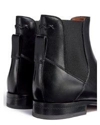 Мужские черные кожаные ботинки челси от Zegna