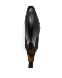 Мужские черные кожаные ботинки челси от Magnanni