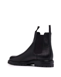 Мужские черные кожаные ботинки челси от Common Projects