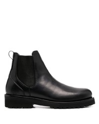 Мужские черные кожаные ботинки челси от Woolrich