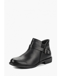 Женские черные кожаные ботинки челси от WS Shoes