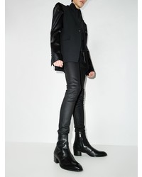 Мужские черные кожаные ботинки челси от Saint Laurent