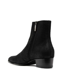 Мужские черные кожаные ботинки челси от Saint Laurent