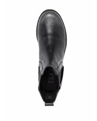 Мужские черные кожаные ботинки челси от Cult