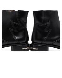 Мужские черные кожаные ботинки челси от Toga