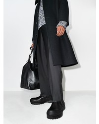 Мужские черные кожаные ботинки челси от Jil Sander