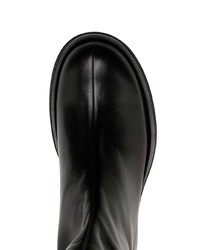 Мужские черные кожаные ботинки челси от SAPIO