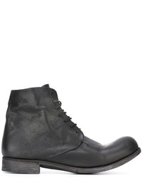 Мужские черные кожаные ботинки от A Diciannoveventitre