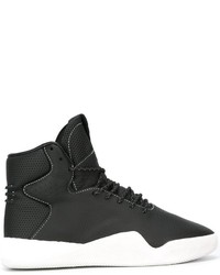 Мужские черные кожаные ботинки от adidas