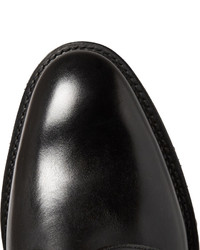 Мужские черные кожаные ботинки от John Lobb