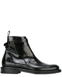 Мужские черные кожаные ботинки от AMI Alexandre Mattiussi