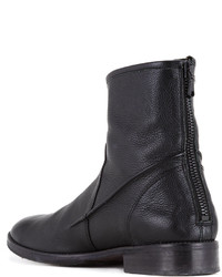 Мужские черные кожаные ботинки от Roar