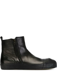 Мужские черные кожаные ботинки от Ann Demeulemeester