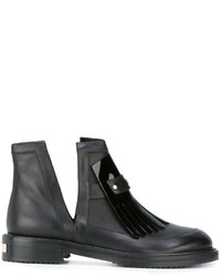 Женские черные кожаные ботинки от Aperlaï