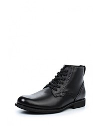 Мужские черные кожаные ботинки от Ascot