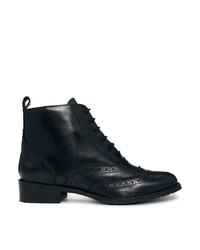 Женские черные кожаные ботинки от Bertie