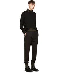 Мужские черные кожаные ботинки от Carven