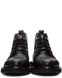 Мужские черные кожаные ботинки от Carven