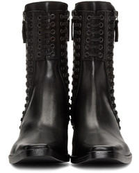 Мужские черные кожаные ботинки от Haider Ackermann