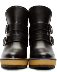 Женские черные кожаные ботинки от Robert Clergerie
