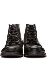 Мужские черные кожаные ботинки от Dolce & Gabbana