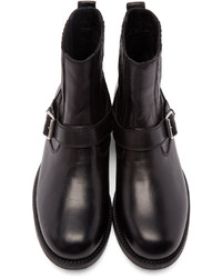 Мужские черные кожаные ботинки от Diesel Black Gold