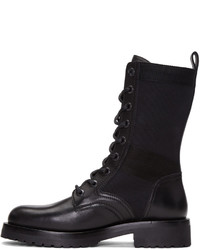 Мужские черные кожаные ботинки от Diesel Black Gold