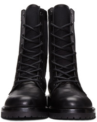 Мужские черные кожаные ботинки от Diesel Black Gold