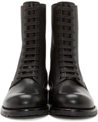 Мужские черные кожаные ботинки от Pierre Balmain