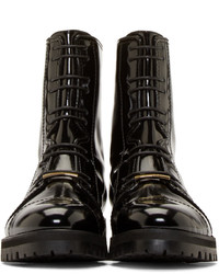 Женские черные кожаные ботинки от Jimmy Choo