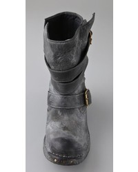 Женские черные кожаные ботинки от Jeffrey Campbell