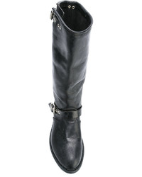 Женские черные кожаные ботинки от Golden Goose Deluxe Brand