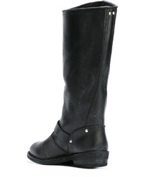 Женские черные кожаные ботинки от Golden Goose Deluxe Brand