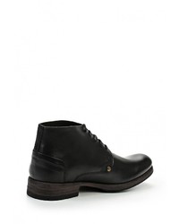 Мужские черные кожаные ботинки от Buffalo