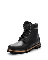 Мужские черные кожаные ботинки от Burton Menswear London