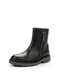 Мужские черные кожаные ботинки от Calvin Klein Collection