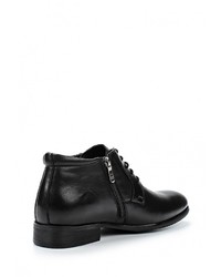 Мужские черные кожаные ботинки от Carlo Bellini