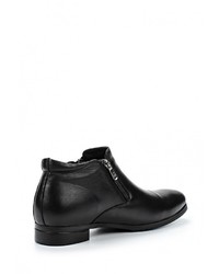 Мужские черные кожаные ботинки от Carlo Bellini