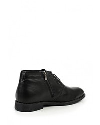 Мужские черные кожаные ботинки от Carlo Bellini