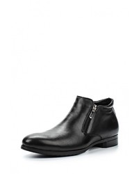Мужские черные кожаные ботинки от Carlo Bellini