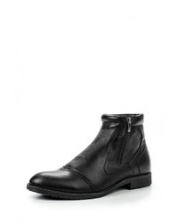 Мужские черные кожаные ботинки от Carlo Bellini