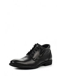Мужские черные кожаные ботинки от Carlo Bellini