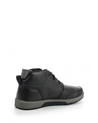 Мужские черные кожаные ботинки от Caterpillar