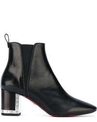 Женские черные кожаные ботинки от Cesare Paciotti