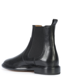 Женские черные кожаные ботинки от Isabel Marant