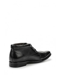 Мужские черные кожаные ботинки от Democrata