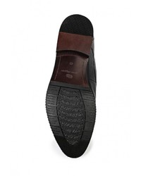 Мужские черные кожаные ботинки от Dino Ricci