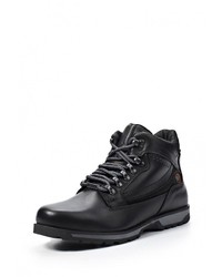 Мужские черные кожаные ботинки от Dockers by Gerli