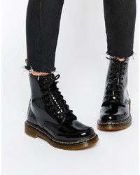 Женские черные кожаные ботинки от Dr. Martens