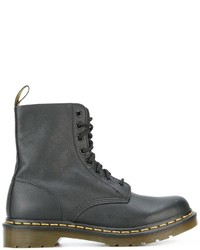 Женские черные кожаные ботинки от Dr. Martens